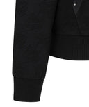 Women's Logo Pattern Anorak - Black