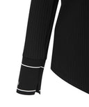 Women's Collar Combination L/TS - Black
