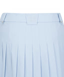Women's Double Layer Pleats Skirt - Sky Blue