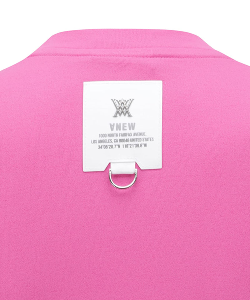 ANEW Golf Women's SM Essential Round Short  T-Shirt - Hot Pink