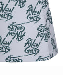 Women's Logo Pattern Short T-Shirt - Gray