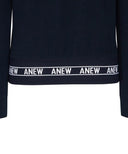 Women's Boucle Embo Logo L/TS - Dark Navy