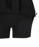 Women's Pocket Point Pleats SQ - Black