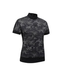 Women New Camouflage Short T-Shirt - Black