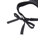 Women's Stripe Visor - Black