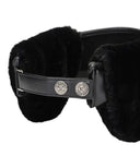 Women's Widen Fur Visor - Black