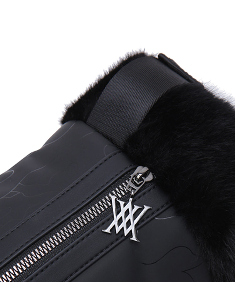 Fur Muff - Black
