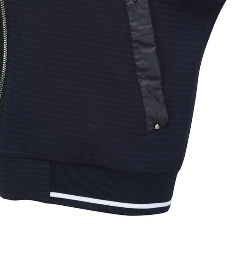 Women's Hoodie Vset Zip-Up Vest - Navy