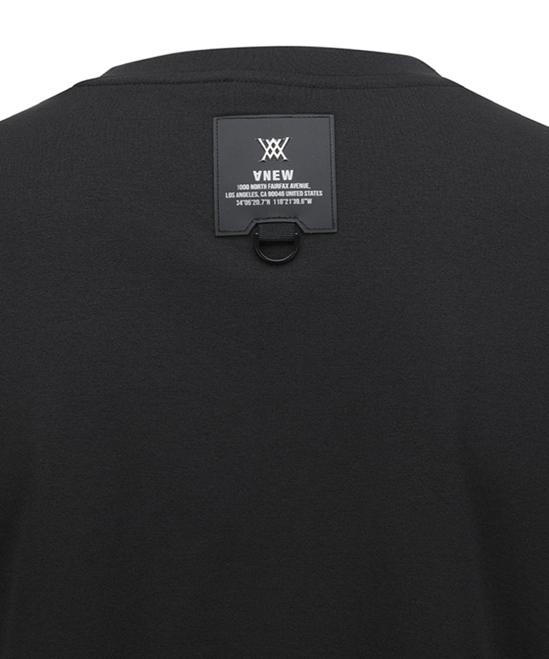 ANEW GOLF Men's SM Essential Round Short T-Shirt - Black