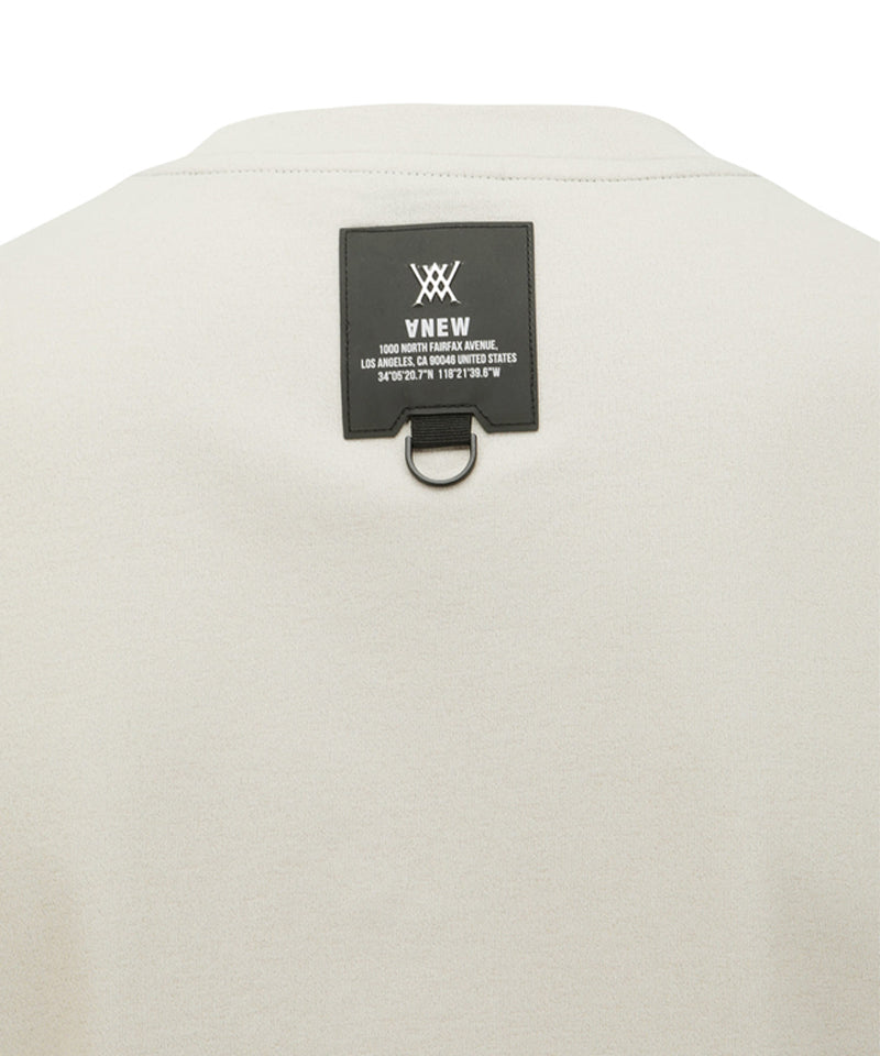 ANEW GOLF Men's SM Essential Round Short T-Shirt - Light Beige