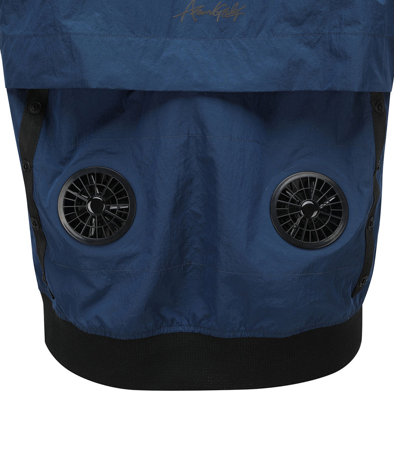 Men High Tech Cooler Vest - Dusty Blue