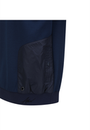 Men's Woven Block Half Zip Long T-Shirt - Ice Blue