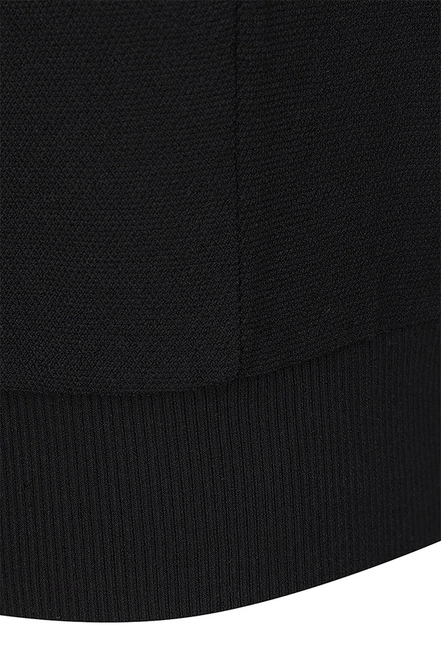 Men's FA Hybrid Short Sleeve Sweater - Black