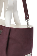 Women Unbalance Tote Bag - Burgundy