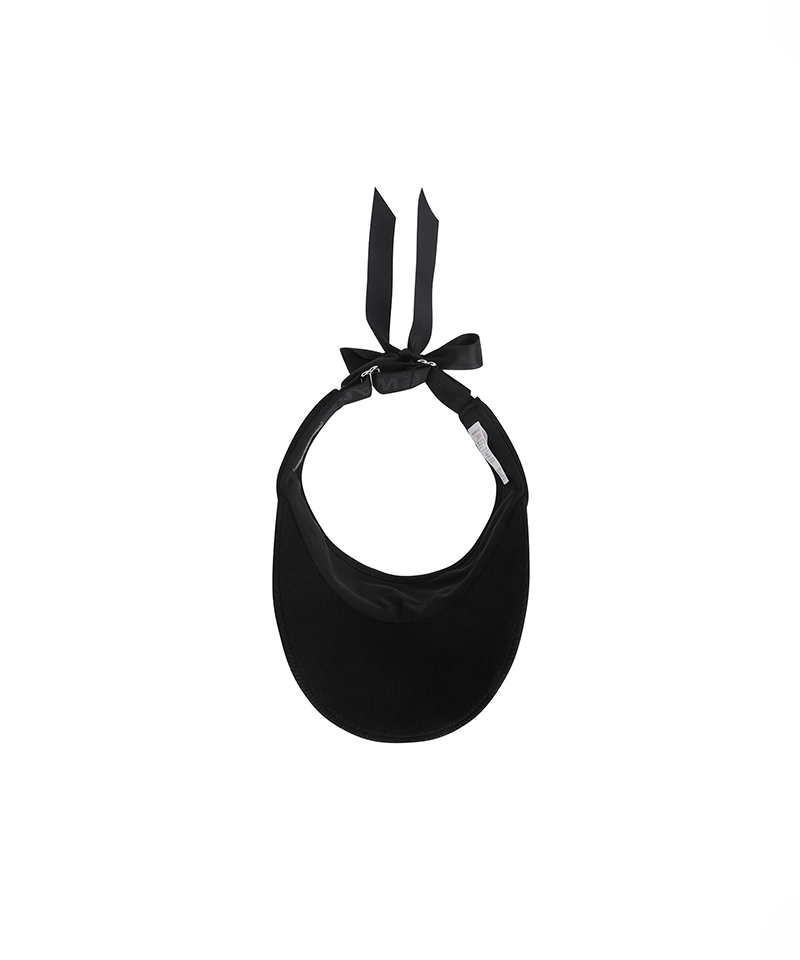 Women's Knit Visor - Black