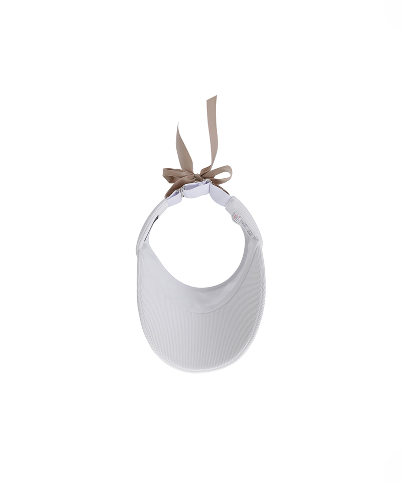 Women's Knit Visor - White