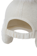 Women's Line Knit Ballcap - Cream