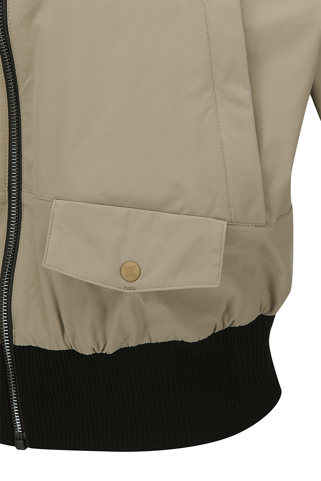 Women's FA Flower Pattern Reversible Jacket - Beige