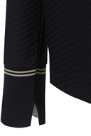 Women's FA Back Zip Long T-Shirt - Black