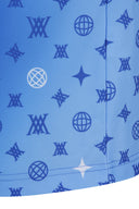 Men's SM Gradation Pattern Short T-Shirt - Royal Blue