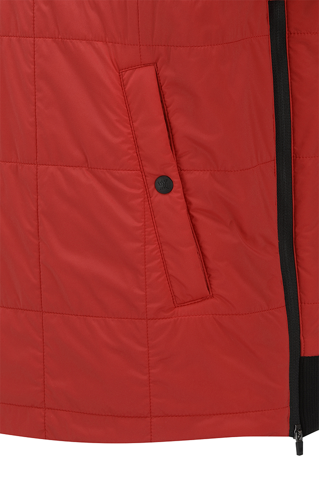 Men's WI Padded Anorak Jacket - Red – Anew Golf USA