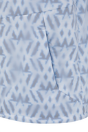 Men WI Logo Pattern Padded Jacket - Royal Blue