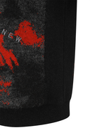 Men's WI Brushstroke Windproof Knit Cardigan - Red