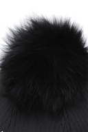 Women's Short Earflap Cap - Black