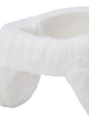 Women's Fur Visor - Cream