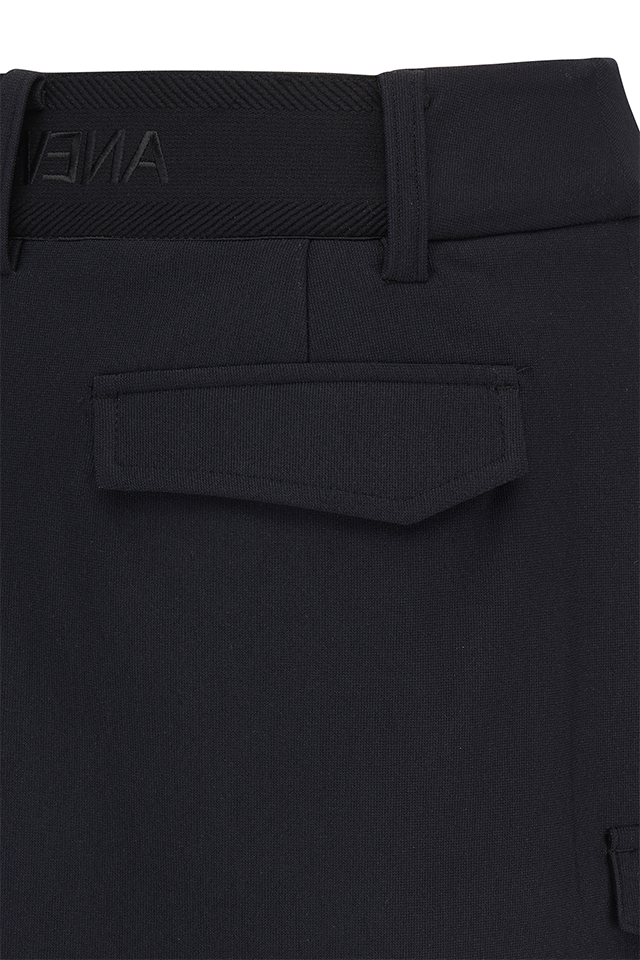 Women's WI Brushed Fleece H Line Skirt - Black