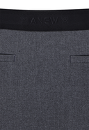 [Signature] Women's Side Pleated SQ - Charcoal Grey