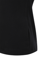 Women's WI Brushed Fleece Long T-Shirt - Black