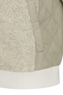 Women's WI High Neck Long T-Shirt - Cream