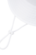 Unisex International Crown Bucket Hat - White