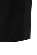 Men's Hybrid Air Hole Short Sleeve Sweater - Black