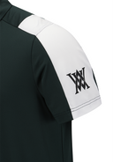 Men's Block Point  T-Shirt - Dark Green