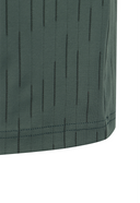 Men's Solid Half Zip T-Shirt - Dark Green