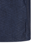 Men's Mock Neck Short Sleeve T-Shirt - Navy