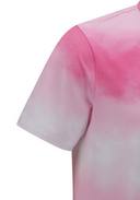 Men's Aurora Pattern T-Shirt - Pink