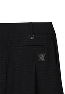Women's Jacquard Pants Skirt - Black
