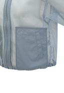 Women's Hooded Athleisure Jacket - Light Grey