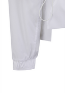 Women's Mid Length Hooded Jacket - White