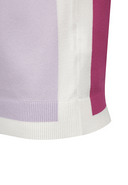 Women's Contrast Collar Sweater - Lavender