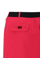 Women's Out Pocket H Line Skirt - Red