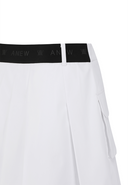 Women's Layered Pleats Skirt - White