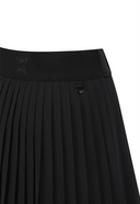 Women's  Pleated Wrap Skirt - Black