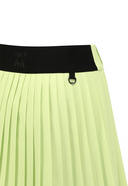 Women's  Pleated Wrap Skirt - Lime