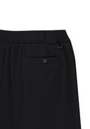 Women's Abstract Volume Flare Skirt - Black