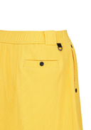 Women's Abstract Volume Flare Skirt - Yellow