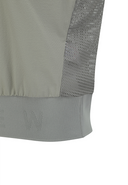 Women's Back Zip Mock Neck Vest - Khaki